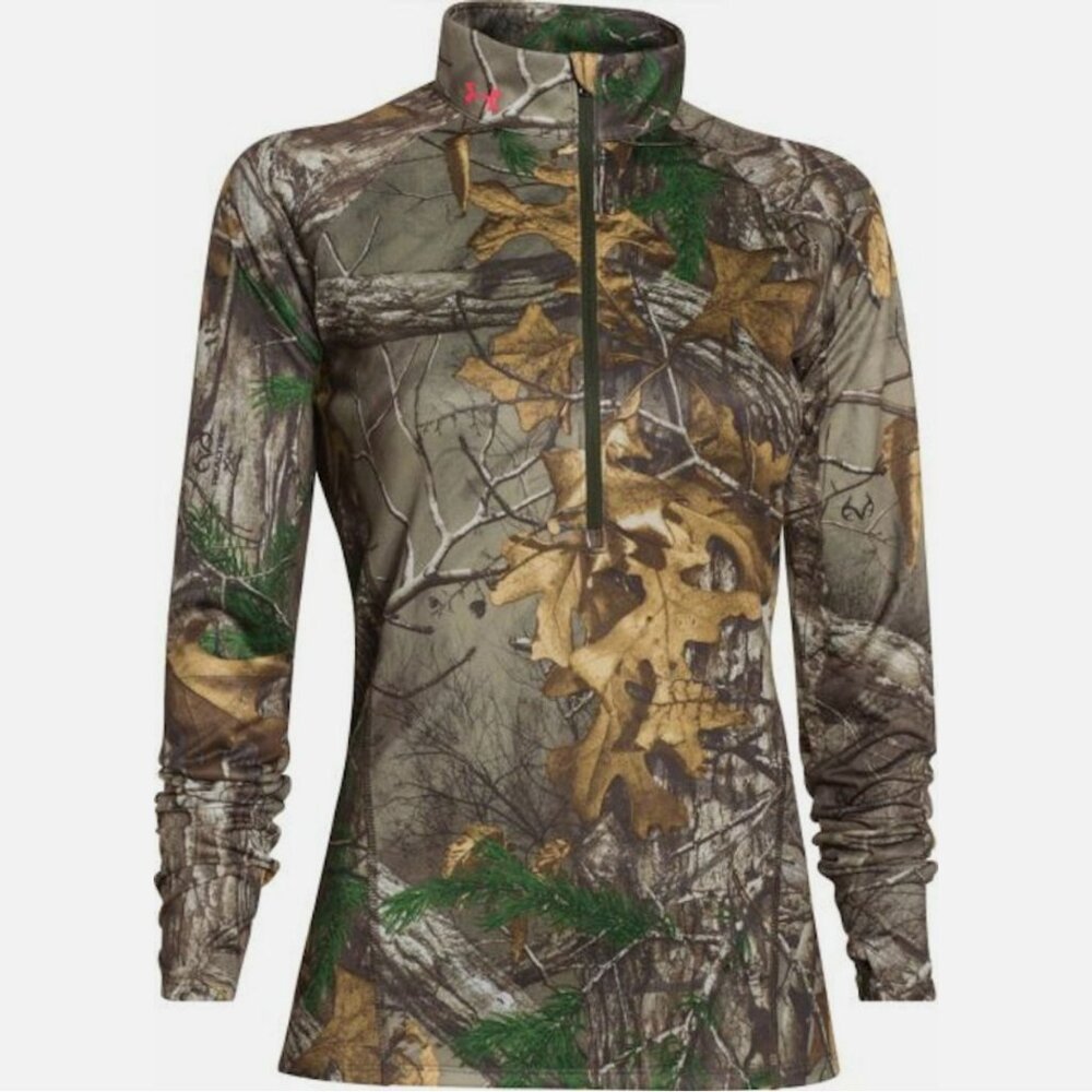 Under Armour Tech 1/2 Zip Camo Long Sleeve Top